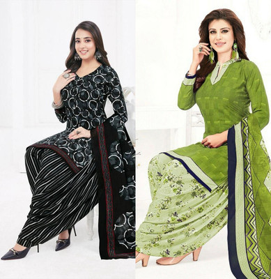 SEWDHAGA Crepe Self Design Salwar Suit Material