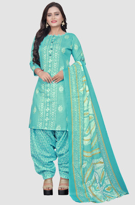 Merira Cotton Blend Printed Salwar Suit Material