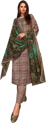 Rosniya Wool Printed Salwar Suit Material