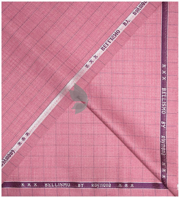 Raymond Viscose Rayon Checkered Suit Fabric