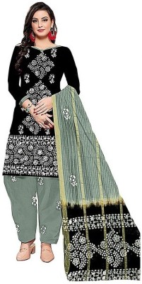 SatSpirited Pure Cotton Printed Salwar Suit Material