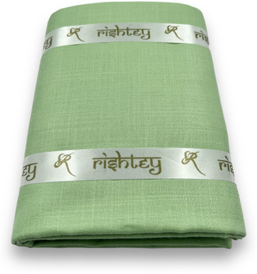 RSIHTEY Cotton Blend Solid Shirt Fabric