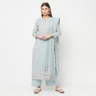 HouseOfCommon Polycotton Self Design Suit Fabric