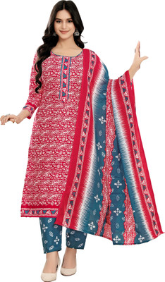 Vijay Deep Silk Mill Art Silk Floral Print Salwar Suit Material