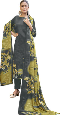DRAVINAM Trends Wool Printed Salwar Suit Material
