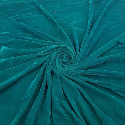 FabricMart Velvet Solid Multi-purpose Fabric