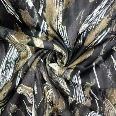 LCX Viscose Rayon Polka Print, Floral Print, Striped Kurta Fabric