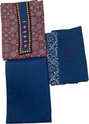 Amaze Ent. Cotton Silk Floral Print Kurta & Palazzo Material