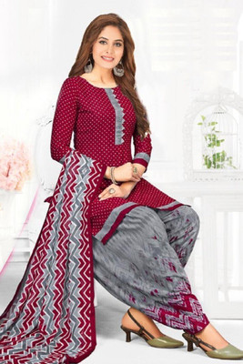 THIRA Crepe Printed Salwar Suit Material