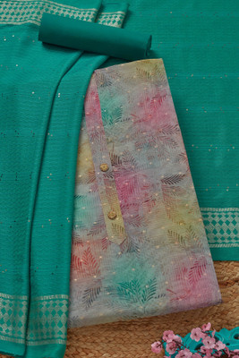 soch Chanderi Printed Salwar Suit Material