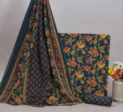 NISHIRE Pure Cotton Printed Salwar Suit Material