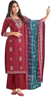 HouseOfCommon Wool Printed Salwar Suit Material