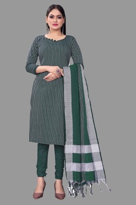 Julee Pure Cotton Striped Salwar Suit Material