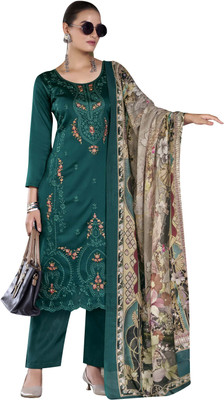 Ambarlyn Pure Cotton Embroidered Salwar Suit Material