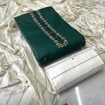 krishna boutique Pure Cotton Printed Salwar Suit Material