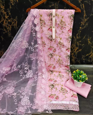 shankhpushpi Georgette Printed Salwar Suit Material