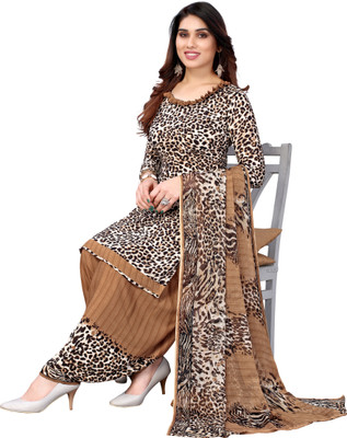 DUTT TEXTILE Crepe Printed Salwar Suit Material