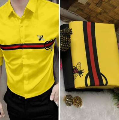 WELE DERBIES Cotton Linen Printed Shirt & Trouser Fabric