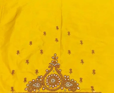 Khusi Fashion Silk Blend Embellished Blouse Material