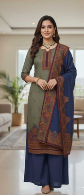 kritti Wool Self Design Salwar Suit Material