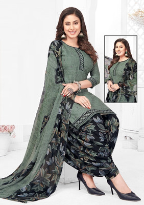 Krishani Creation Crepe Printed Salwar Suit Material