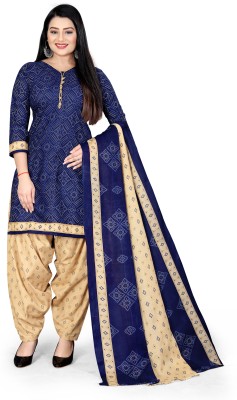 Wonder Weave Cotton Blend Printed Salwar Suit Material