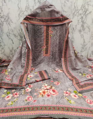 VERCO Muslin Floral Print Salwar Suit Material