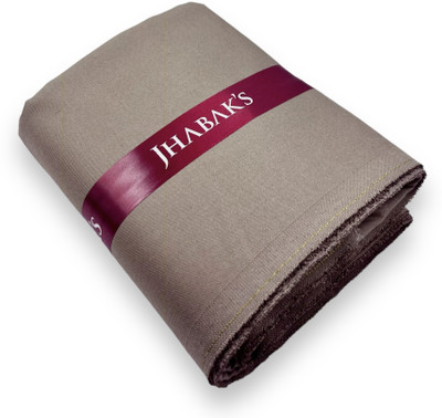 JHABAK'S Lycra Blend Solid Trouser Fabric