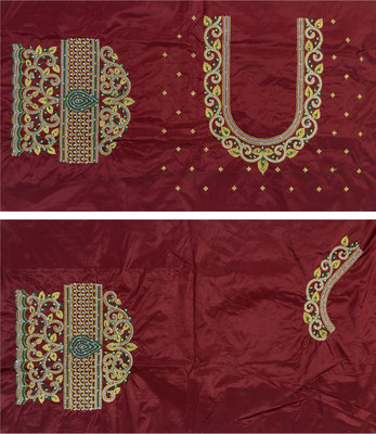 VLIPCARTZ Cotton Silk Embroidered Blouse Material