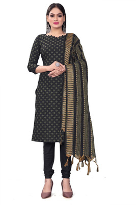 Kimisha Cotton Blend Printed Kurta & Churidar Material