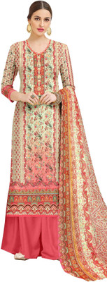DRAVINAM Trends Wool Printed Salwar Suit Material
