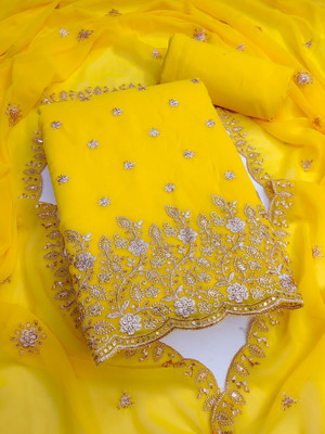 Nayanthara Trends Georgette Embroidered Salwar Suit Material