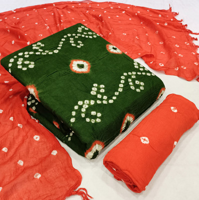 INITHI Viscose Rayon Printed Salwar Suit Material