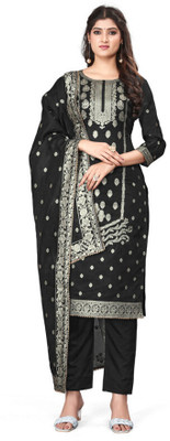 SAUMYA CREATIONS Art Silk Self Design Kurta & Churidar Material