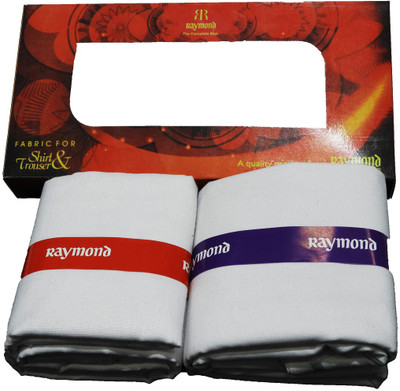 Raymond Cotton Blend Solid Shirt & Trouser Fabric