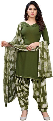 Sisa Enterprise Crepe Solid Salwar Suit Material