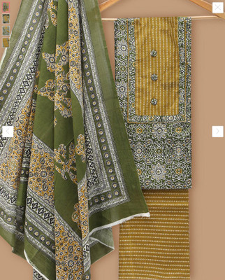 Meghdoot Textiles Pure Cotton Printed Salwar Suit Material