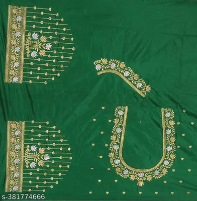 KASHTBHANJAN Cotton Silk Embroidered Blouse Material