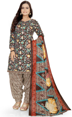 Rajnandini Cotton Blend Printed Salwar Suit Material