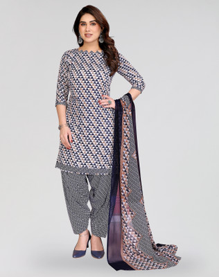 Nirvaan Crepe Printed Salwar Suit Material