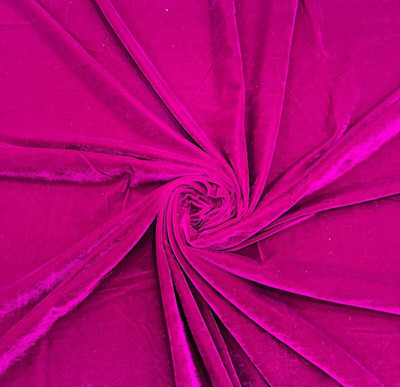 FabricMart Velvet Solid Multi-purpose Fabric