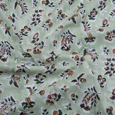 Dmaasa Cotton Blend Floral Print Multipurpose Running Fabric