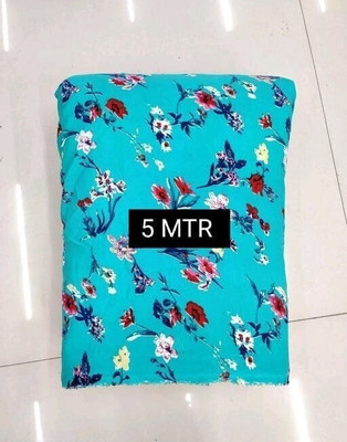 HouseOfCommon Crepe Floral Print Kurta & Patiyala Material