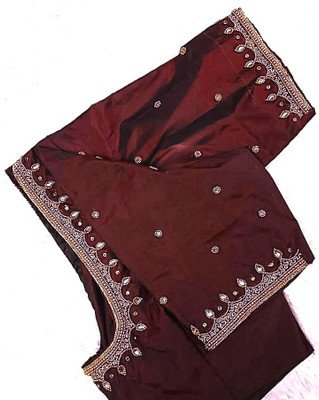 Kaf Art Silk Embellished Blouse Material