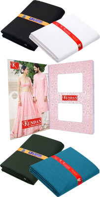 KUNDAN SULZ GWALIOR Polycotton Solid Shirt & Trouser Fabric