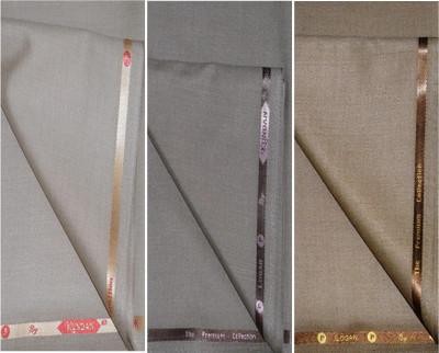 KUNDAN SULZ GWALIOR Cotton Blend Self Design Trouser Fabric