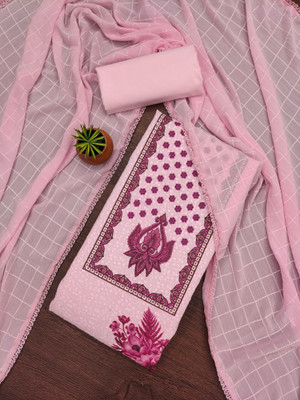 Jaipur Kurti Polyester Floral Print Salwar Suit Material