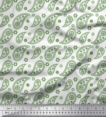 Soimoi Pure Cotton Paisley Multi-purpose Fabric