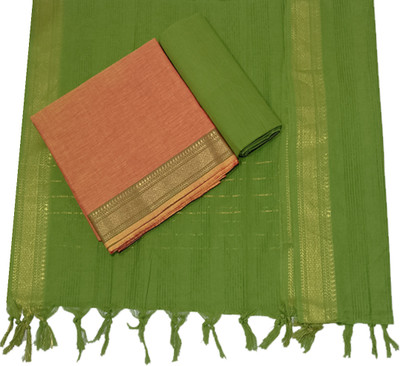 The Anka's Pure Cotton Self Design Kurta & Churidar Material
