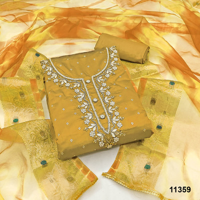 Tasrika Modal Embellished Salwar Suit Material